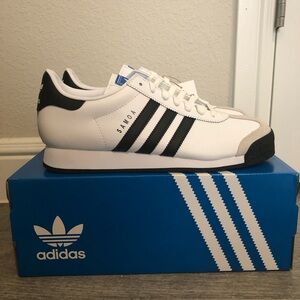 New Adidas Originals Samoa Low White Black Sneakers Men's Shoes Multiple Sizes